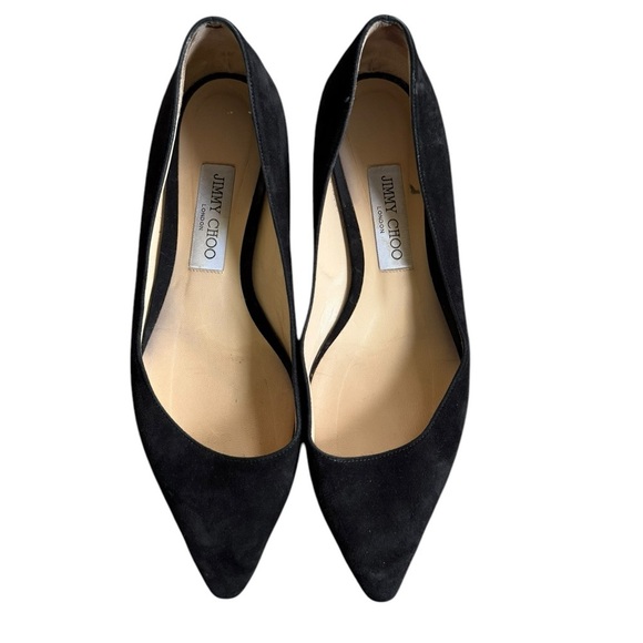 Jimmy Choo Black Flats - Picture 3 of 12